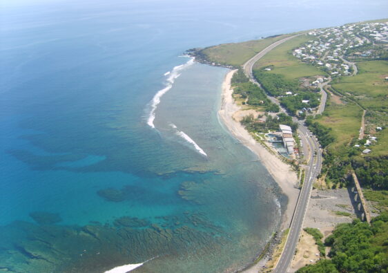 2007 l'île de La Réunion vue du ciel